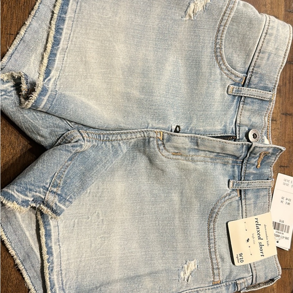 Abercrombie kids Light Blue Denim Shorts